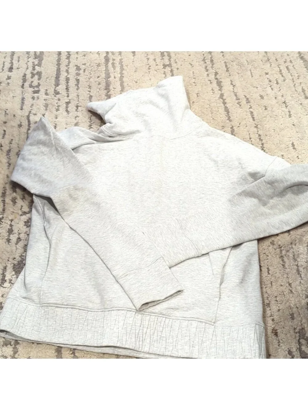 Lululemon Stress Less Pullover Heathered Core Ultra Light Grey